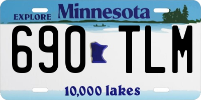 MN license plate 690TLM