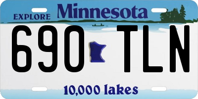 MN license plate 690TLN