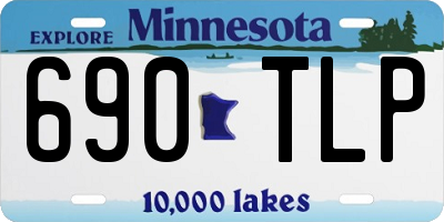 MN license plate 690TLP