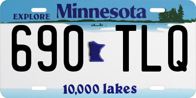 MN license plate 690TLQ