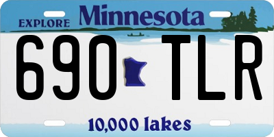 MN license plate 690TLR