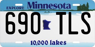MN license plate 690TLS