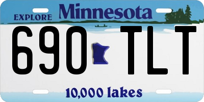 MN license plate 690TLT