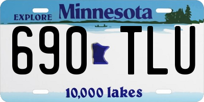 MN license plate 690TLU