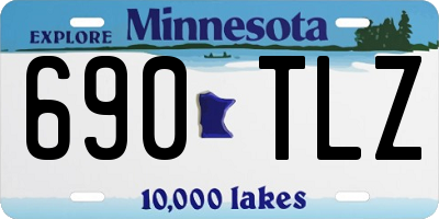 MN license plate 690TLZ