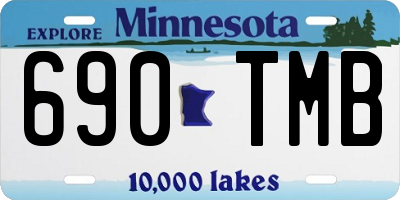 MN license plate 690TMB