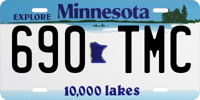 MN license plate 690TMC