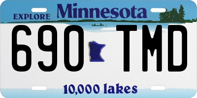 MN license plate 690TMD