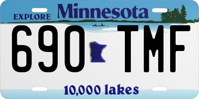 MN license plate 690TMF