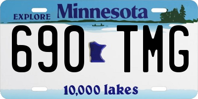 MN license plate 690TMG