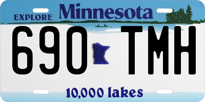 MN license plate 690TMH
