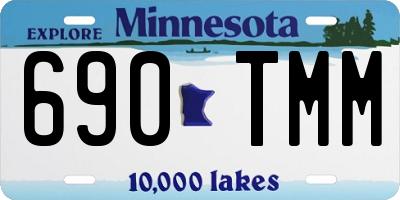 MN license plate 690TMM