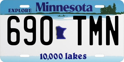 MN license plate 690TMN