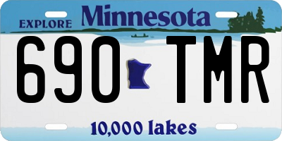 MN license plate 690TMR