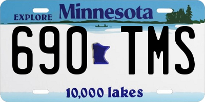 MN license plate 690TMS