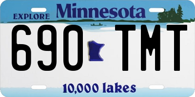 MN license plate 690TMT