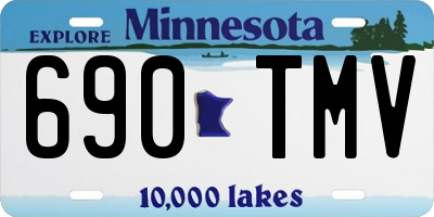 MN license plate 690TMV