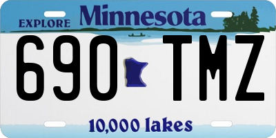 MN license plate 690TMZ