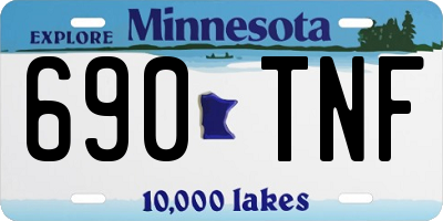 MN license plate 690TNF