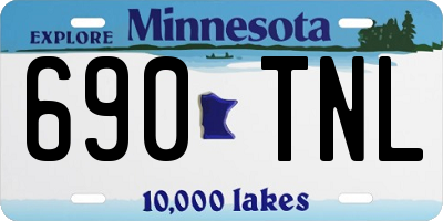 MN license plate 690TNL