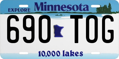 MN license plate 690TOG