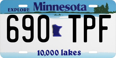 MN license plate 690TPF