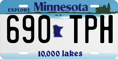 MN license plate 690TPH