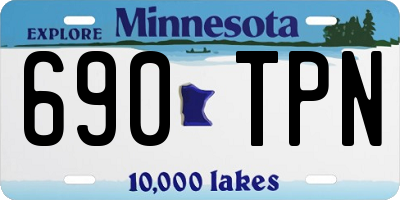 MN license plate 690TPN