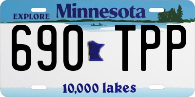 MN license plate 690TPP