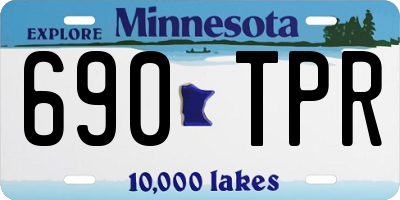 MN license plate 690TPR