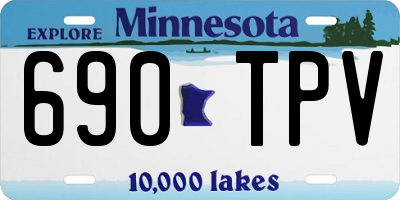 MN license plate 690TPV