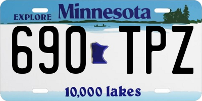 MN license plate 690TPZ