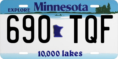 MN license plate 690TQF