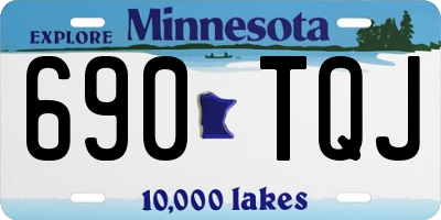 MN license plate 690TQJ