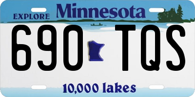 MN license plate 690TQS