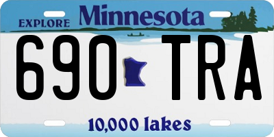 MN license plate 690TRA