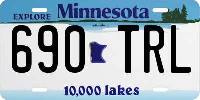 MN license plate 690TRL