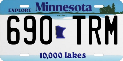 MN license plate 690TRM