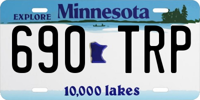 MN license plate 690TRP