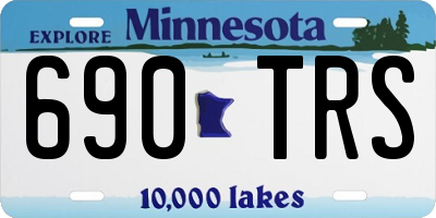MN license plate 690TRS