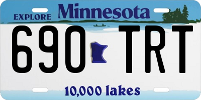 MN license plate 690TRT