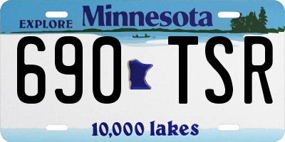 MN license plate 690TSR