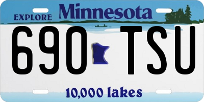MN license plate 690TSU
