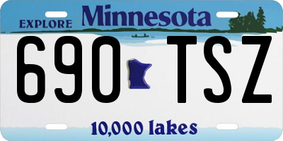 MN license plate 690TSZ