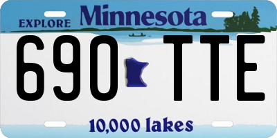MN license plate 690TTE