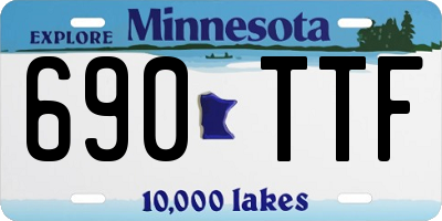 MN license plate 690TTF