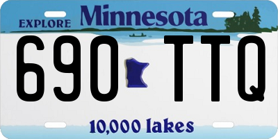 MN license plate 690TTQ