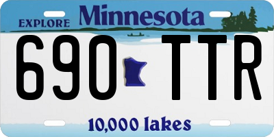 MN license plate 690TTR