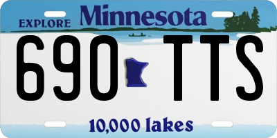 MN license plate 690TTS