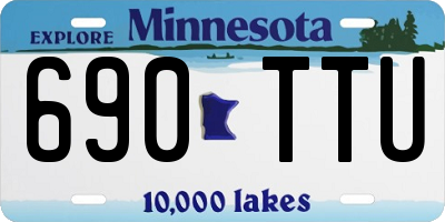 MN license plate 690TTU